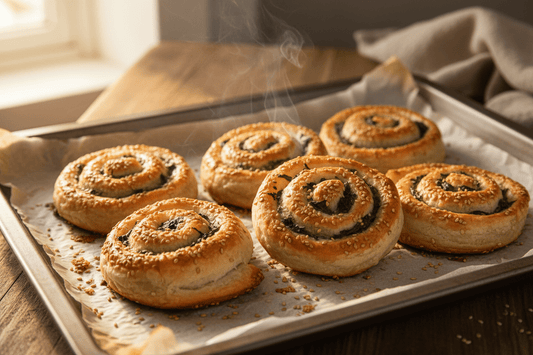 Gluten-Free Spanakopita: Rice Paper Pinwheels - Olive Crate