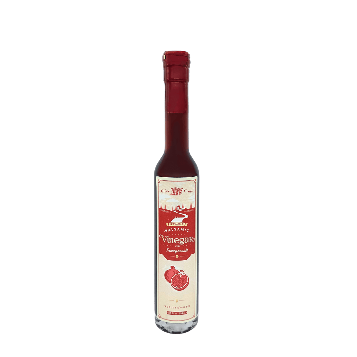 100% Organic Balsamic Vinegar with Pomegranate - Olive Crate