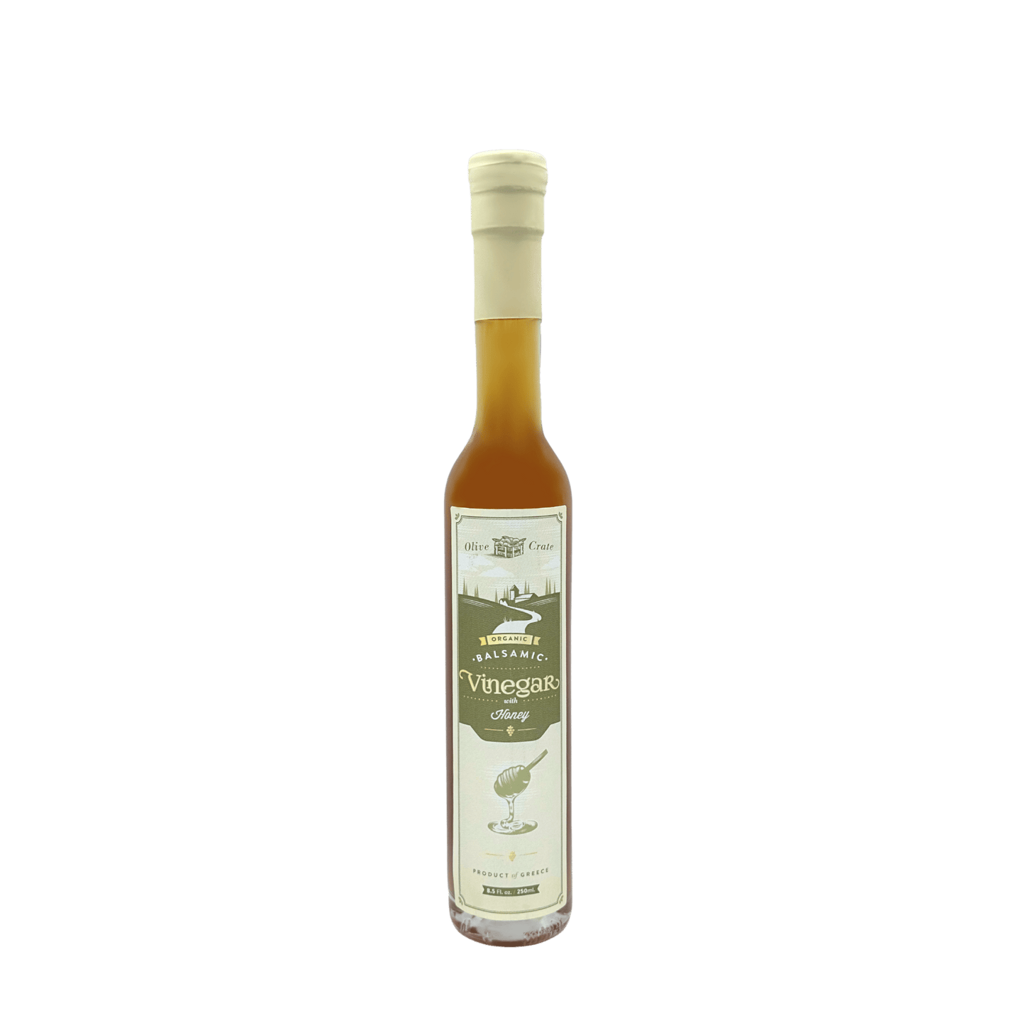100% Organic White Balsamic Vinegar with Honey - Olive Crate