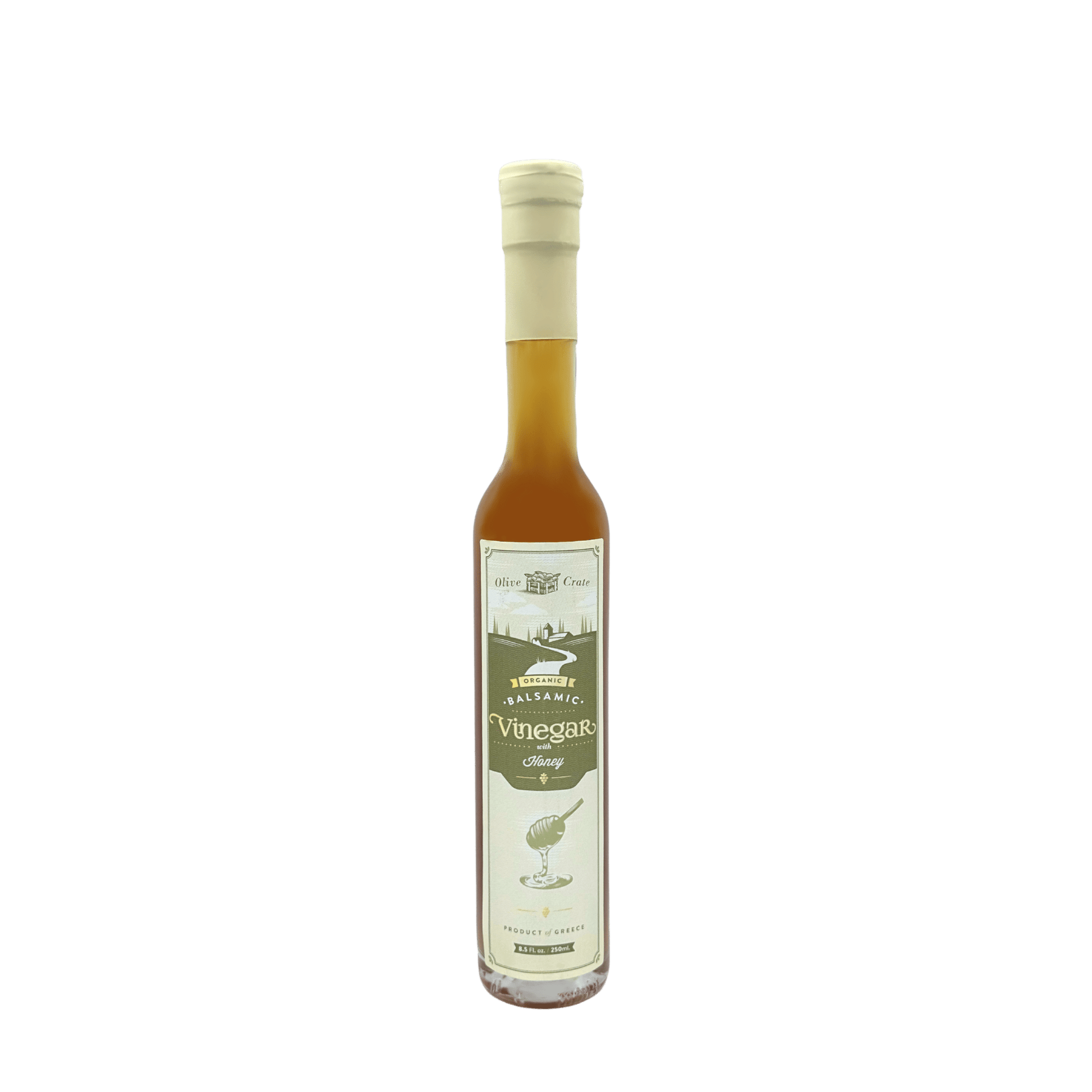 100% Organic White Balsamic Vinegar with Honey - Olive Crate