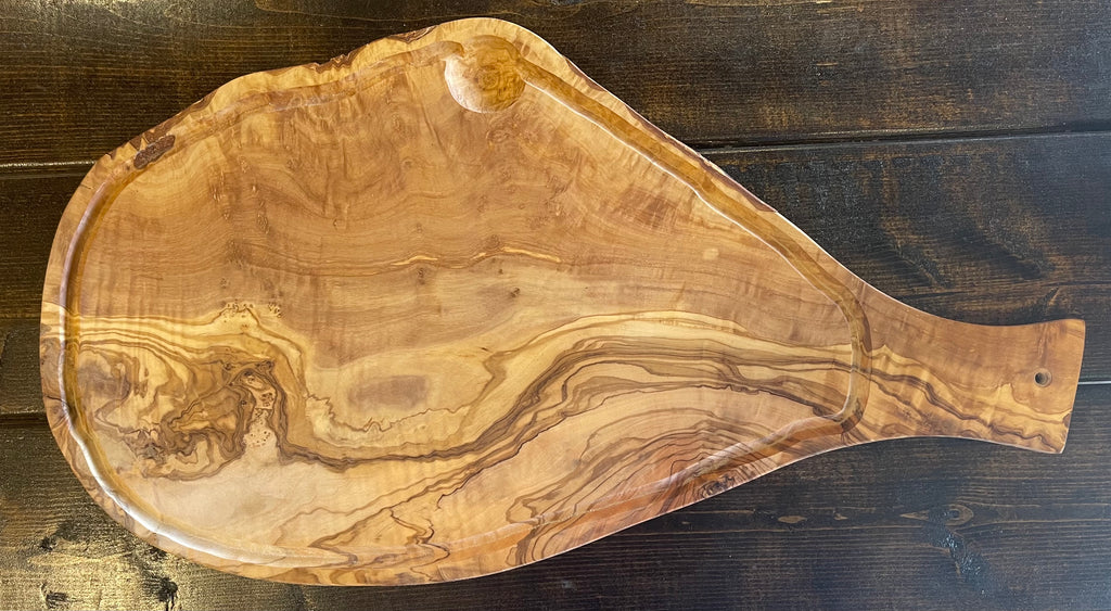 21” olive wood  carving board
