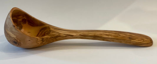 Olive wood Ladle - Olive Crate