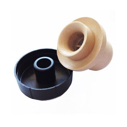 Pour spout with fitted cap for Olive Crate organic balsamic vinegar bottles